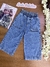 Calça Jeans Infantil Menina com Cós de Elástico - Momi (Ref. H4940)