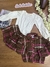 Conjunto Infantil Short Tweed Xadrez Bata Manga Longa - Momi (Ref.H5383) - comprar online