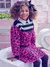Imagem do Conjunto Infantil Casaco Com Saia Em Tricot Animal Print - Momi- H5399
