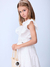 Conjunto Infantil Lese Blusa com Babado e Saia Rodada -MOMI H5744 - loja online