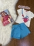 Conjunto Infantil Blusa e Short em Malha - MOMI- J6073