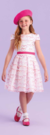 Vestido de Festa Infantil BRANCO com Corações - Petit Cherie - comprar online