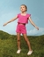 Conjunto Curto Infantil Menina com Shorts ROSA - Bugbee - comprar online