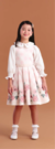 Vestido de Festa Infantil XADREZ ROSA E FLORAIS - Petit Cherie - comprar online