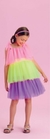 Vestido de Festa Infantil CAMADAS NEON - Petit Cherie - comprar online
