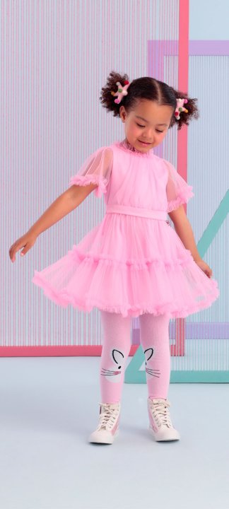 Vestido de Festa Infantil Conceito Barbie Mon Sucré