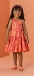Vestido Alongado Infantil de Alças LARANJAS - Mon Sucré - comprar online