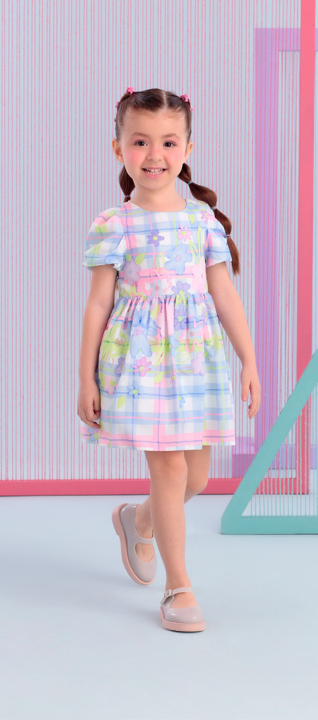 Vestido Infantil - Xadrez Verde - Candy Lover Store