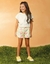 Conjunto Curto Infantil Menina com Shorts FLORES - Bugbee - comprar online