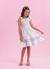Vestido Infantil de Alças BRANCO BORDADOS - Petit Cherie na internet