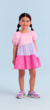 Vestido Infantil de Mangas Curtas MARIAS - Mon Sucré - comprar online
