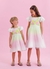 Vestido de Festa Infantil BRANCO com Composê de Cores FLORES - Petit Cherie - comprar online