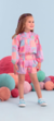 Conjunto Infantil Menina com Camisa e Shorts PATCHWORK - Mon Sucré - comprar online