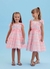Vestido Infantil de Alças TULE XADREZ ROSA E AZUL - Petit Cherie - comprar online
