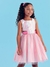 Vestido de Festa Infantil Sem Mangas LISTRA DE CORES - Petit Cherie na internet