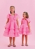 Vestido de Festa Infantil ROSA de Alças COM BABADOS - Petit Cherie - comprar online