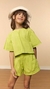 Conjunto Infantil Curto Menina VERDE com Shorts - Bugbee - comprar online