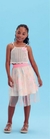 Conjunto Infantil Menina com Cropped Tricot e Saia FLORAL E NEON - Petit Cherie - comprar online
