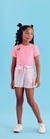 Conjunto Curto Infantil Menina com Shorts LISTRAS E NEON - Petit Cherie - comprar online