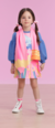 Vestido Infantil de Mangas Longas + Cachecol BACK TO SCHOOL - Mon Sucré - Looks Babilice