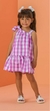 Vestido Infantil Ombrê XADREZ ROXO - Mon Sucré - comprar online