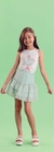 Conjunto Infantil Menina com Saia FLORES - Petit Cherie - comprar online