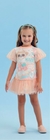 Vestido Infantil de Mangas Curtas HAPPY GIRL - Petit Cherie na internet