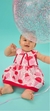 Vestido para Bebê Menina VERMELHO E SORVETES - Mon Sucré - comprar online