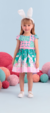 Vestido Infantil FLORES E COELHOS - Mon Sucré - comprar online