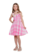 Vestido de Alças Infantil XADREZ ROSA - Luluzinha na internet