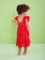 Imagem do Vestido Infantil VERMELHO EM LAISE - Momi