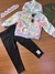 Conjunto Infantil legging jaqueta flanelada- Kukie Ref ( 63414))