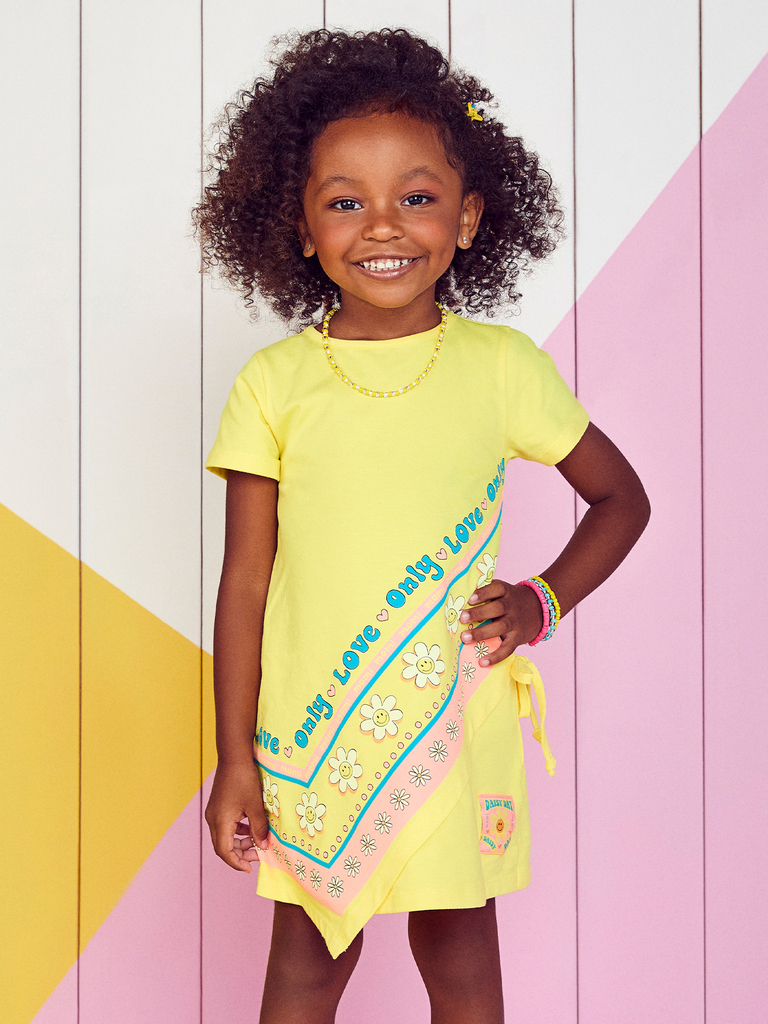 Vestido love sale infantil