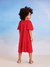 Vestido Infantil VERMELHO com Laços e STRASS - Momi - loja online