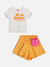 Conjunto Curto Infantil Menina com Shorts KEEP SMILING - Momi - comprar online