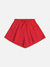 Imagem do Conjunto Infantil Curto VERMELHO Menina com Shorts FLORES E STRASS - Momi