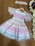 Vestido Infantil Colorido em Fly Tech e Tule - Kukie - 73255