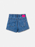 Shorts Jeans Infantil Menina com Bolso Paetê ROSA - Animê na internet