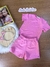 Conjunto Infantil Rosa com Strass -ANIMÊ N4390