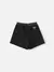 Short Saia Preto Tecido Fake Leather- Animê- (Ref.P5486) - comprar online