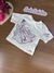 Blusa Infantil Malha Manga Curta com Strass- Cinderela Disney - Animê - P5579
