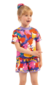 Conjunto Infantil Menina Short e Blusa Manga Curta - Bugbee - comprar online