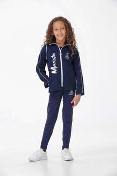 Jaqueta Malha Colegial Feminino Fundamental/Médio-F22 - comprar online