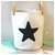 Cesto con Manijas Beige Diseño de Estrella Negra - tienda online