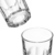 Set de 6 Vasos Facetados de Vidrio 410 ml - Trendy Store- Regaleria. Tienda de Deco y Bazar.