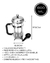 Cafetera con Embolo 600ml - comprar online