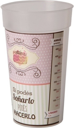 Vaso Plástico Medidor