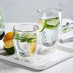 Vaso de Doble Vidrio Grande - Trendy Store- Regaleria. Tienda de Deco y Bazar.