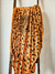 Bufanda mantón estampa animal print naranja - actex8 - comprar online