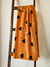 Bufanda mantón estampa sagrado corazón naranja - actex10